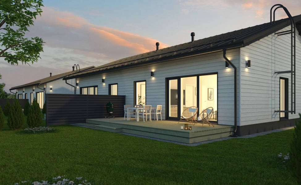 3D mallinnus pihanäkymä