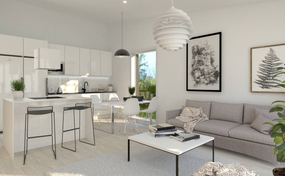 3D mallinnus sisänäkymä